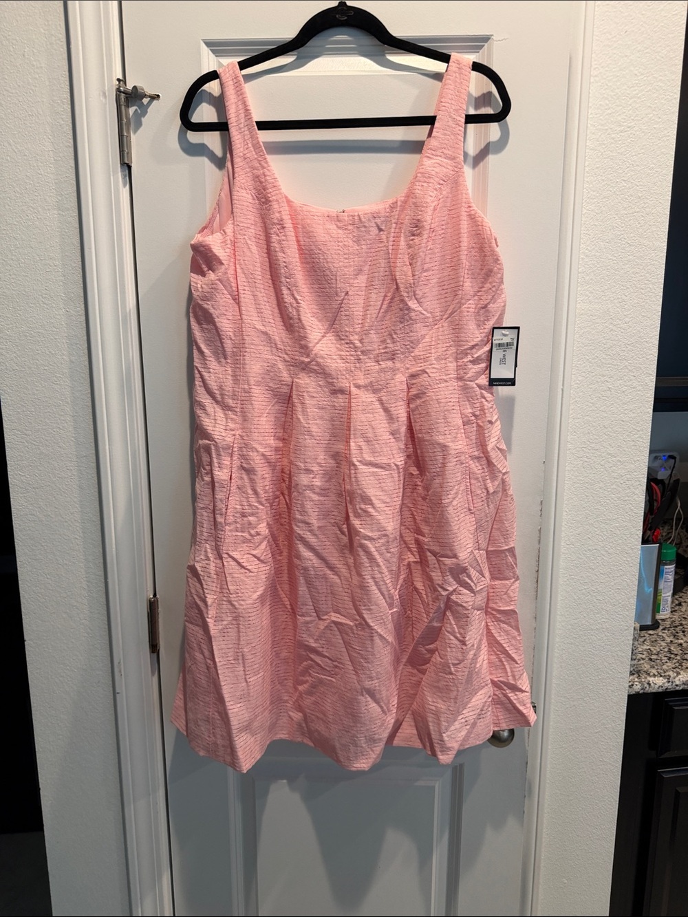 Nine West - Soft Pink Textured Dress